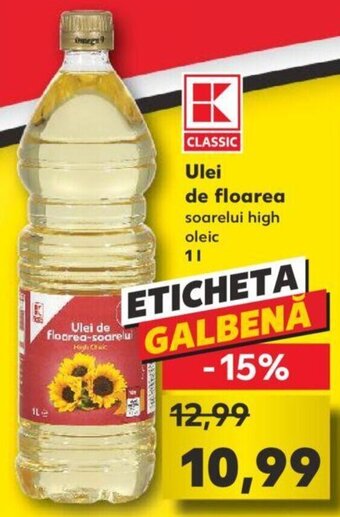 Kaufland Kaufland classic ulei de floarea 1l Ofertă