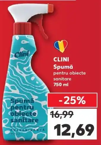 Kaufland Clini spumă 750ml Ofertă