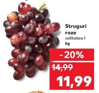 Kaufland Struguri roze kg Ofertă