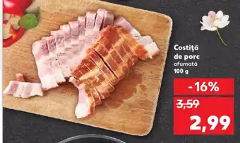 Kaufland Costiță de porc 100g Ofertă
