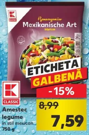 Kaufland Kaufland classic amestec legume 750g Ofertă