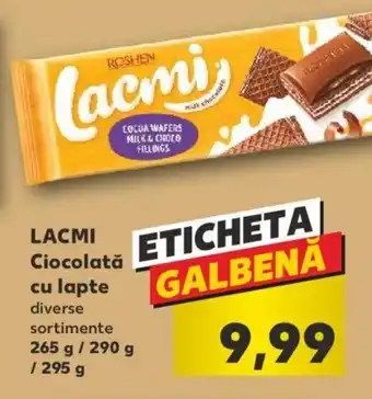 Kaufland Roshen lacmi ciocolată cu lapte 265 / 290 / 295g Ofertă