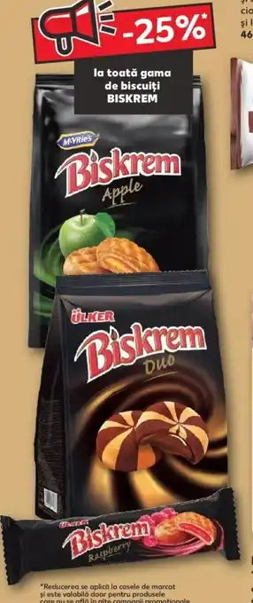 Biskrem la toată gama de biscuiți