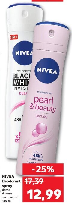 Kaufland Nivea deodorant spray 150ml Ofertă