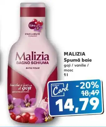 Malizia spumă baie 1l