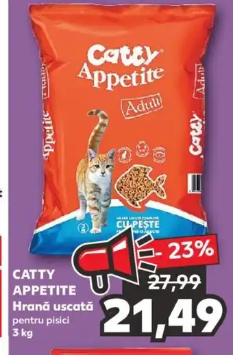 Kaufland Catty appetite hrană ucsată 3kg Ofertă