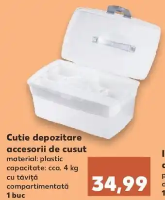 Kaufland Talentus cutie depozitare accesorii de cusut 1 buc Ofertă