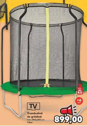 Kaufland Trambulină de grădină 244 x 240 cm 1 buc Ofertă
