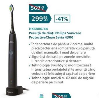 Carrefour Philips periuță de dinți Philips sonicare protectiveclean seria 4300 Ofertă