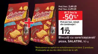 Carrefour Salatini biscuiți 90g Ofertă