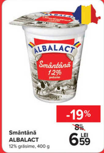 Carrefour Albalact smântână 400g Ofertă