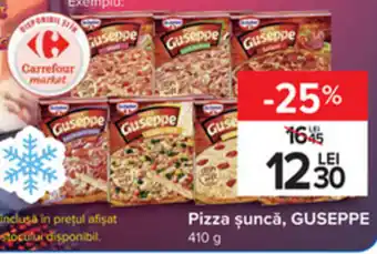 Carrefour Dr. Oetker guseppe pizza șuncă 410g Ofertă