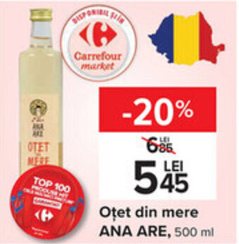 Carrefour Ana are oțet din mere 500ml Ofertă