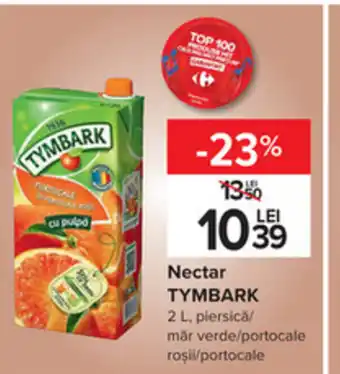Carrefour Tymbark nectar 2l Ofertă