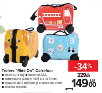 Carrefour Carrefour trolere ride on 40.5x21x31cm Ofertă