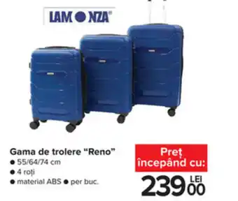 Carrefour Lamonza gama de trolere reno 55/64/74cm Ofertă