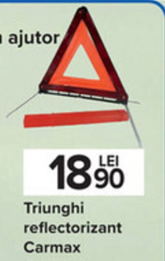 Carrefour Carmax triunghi reflectorizant Ofertă