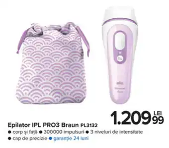 Epilator ipl pro3 Braun pl3132
