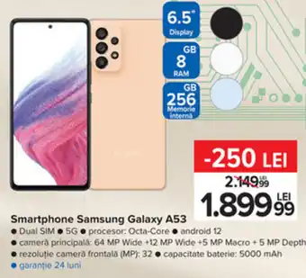 Carrefour Smartphone Samsung galaxy a53 Ofertă