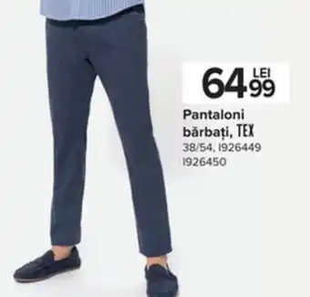 Carrefour Pantaloni bărbați, Tex Ofertă