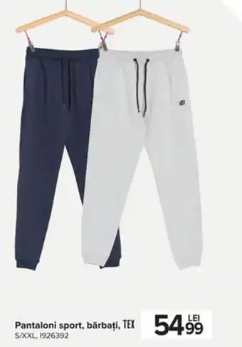 Carrefour Pantaloni sport, bărbați, Tex Ofertă