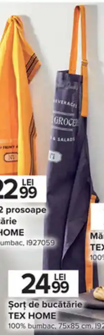 Carrefour Șorț de bucătărie Tex home Ofertă