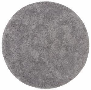 Covor rotund shaggy desner gri 140 cm