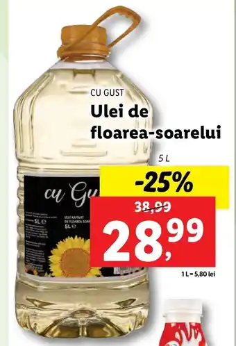Lidl Cu gust ulei de floarea-soarelui 5l Ofertă