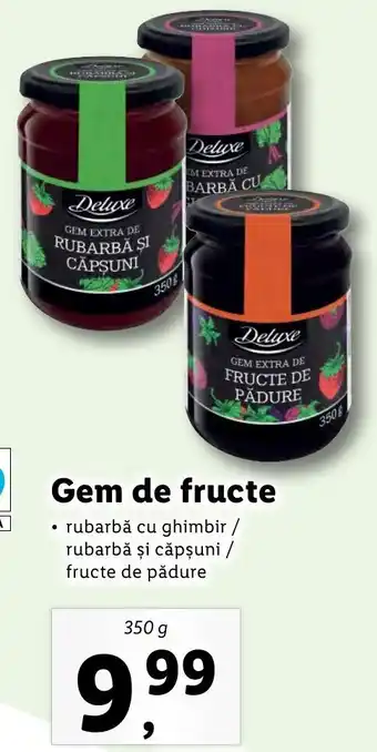 Lidl Deluxe gem de fructe 350g Ofertă