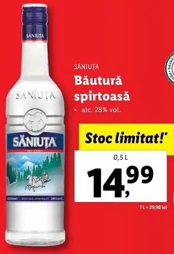 Săniuta băutură spirtoasă 0.5l