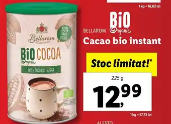 Lidl Bellarom cacao bio instant 225 Ofertă
