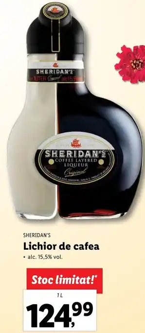 Lidl Sheridan's lichior de cafea 1l Ofertă