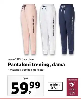 Lidl Esmara pantaloni trening damă 1 per Ofertă