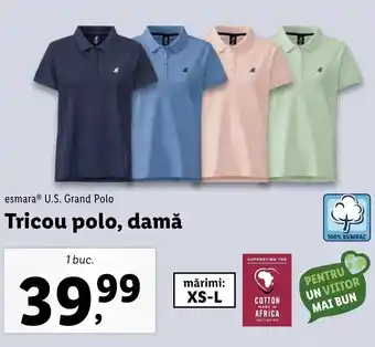Lidl Esmara tricou polo damă 1 buc Ofertă