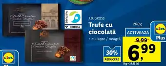 Lidl J.D. Gross trufe cu ciocolată 200g Ofertă