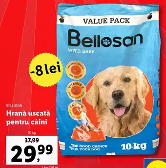 Lidl Bellosan hrană uscată pentru câini 10kg Ofertă