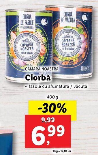 Lidl Cămara noastră ciorbă 400g Ofertă