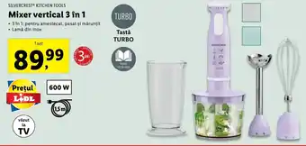 Lidl Silvercrest kitchen tools mixer vertical 3 în 1 1 set Ofertă