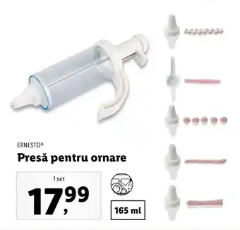 Ernesto presă pentru ornare 1 set