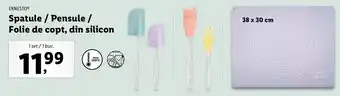Ernesto spatule / pensule / folie de copt din silicon 1 set / 1 buc
