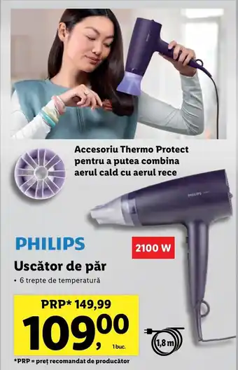 Lidl Philips uscător de păr 1 buc Ofertă