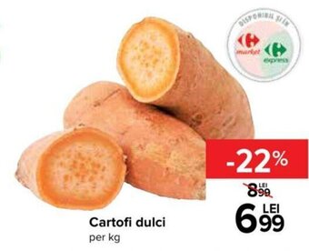 Carrefour Cartofi dulci per kg Ofertă