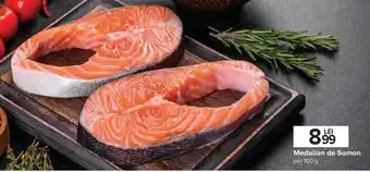 Carrefour Medalion de somon per 100g Ofertă