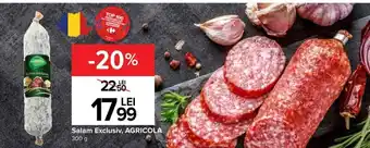 Carrefour Agricola salam exclusiv 300g Ofertă