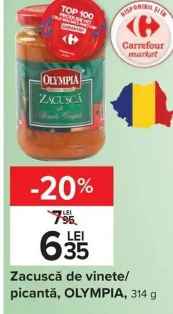 Olympia zacusă de vinete / picantă 314g