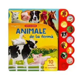 Bebe invata. animale de la ferma. carte cu sunete, reeditare