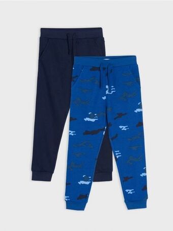 Set de 2 perechi de pantaloni sport jogger
