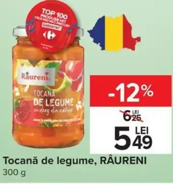 Carrefour Râureni tocană de legume 300g Ofertă