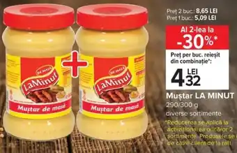Carrefour La minut muștar 290 / 300g Ofertă