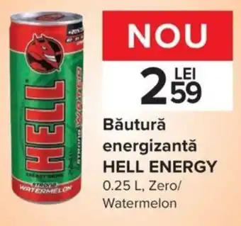 Carrefour Hell energy băutură energizantă 0.25l Ofertă